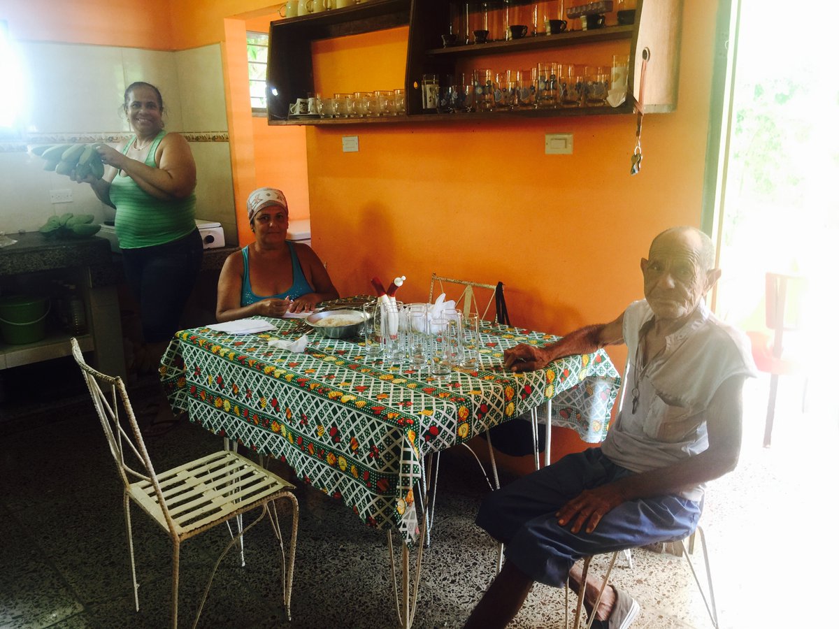 BayouBakery's tweet photo. The journey through #Cuba continues on #ForbiddenFeasts. Episode 1, left us searching for Raoul, estranged friend of Mari Guas. Episode 2 airs at 12PM, tomorrow on @youtube - w/ an emotional reunion of Mari &amp; Raoul and an unforgettable feast at an abandoned hotel + restaurant... https://t.co/7Yln85JbiT