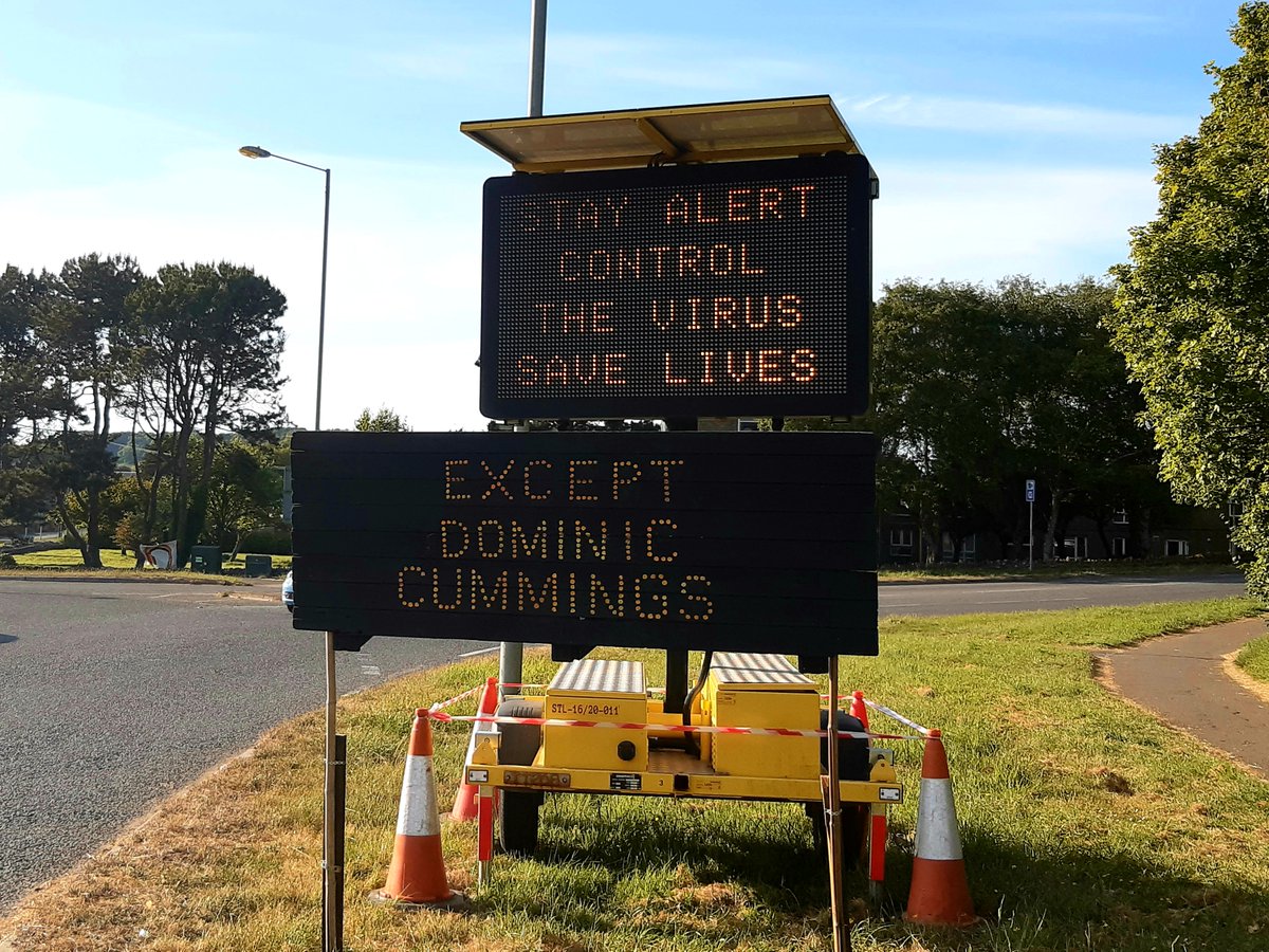 Cunningly made and cuttingly true Dorset roadside sign...