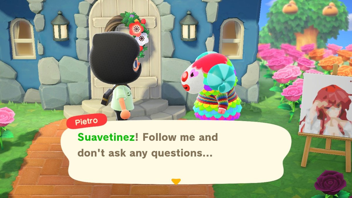 Suavetinez's tweet photo. Proof he's the best host! and I gotta post my Queen Diana as well!! <3.<3

 #AnimalCrossing #ACNH #NintendoSwitch https://t.co/unASmNS5te