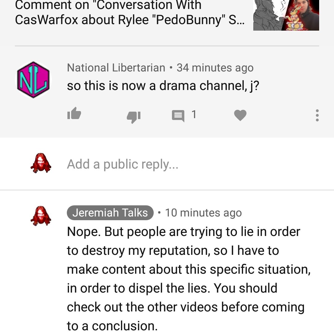 Because I know other people are going to ask this question too, I figured I'll post the response on this thread as well. No, this is not a drama channel now. I'm holding some folks accountable for trying to twist libertarianism. It's very idea focused. Expel the pedophiles, yo.