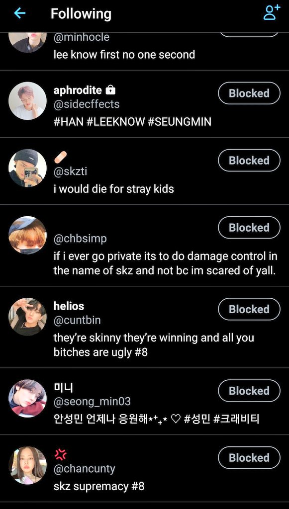 just blocked hella w-antis its truly disgusting what I had to see...so much hate and negativity they've formed gcs and everything big giveaway: they use the number 8 the # of gr*w up in their bios