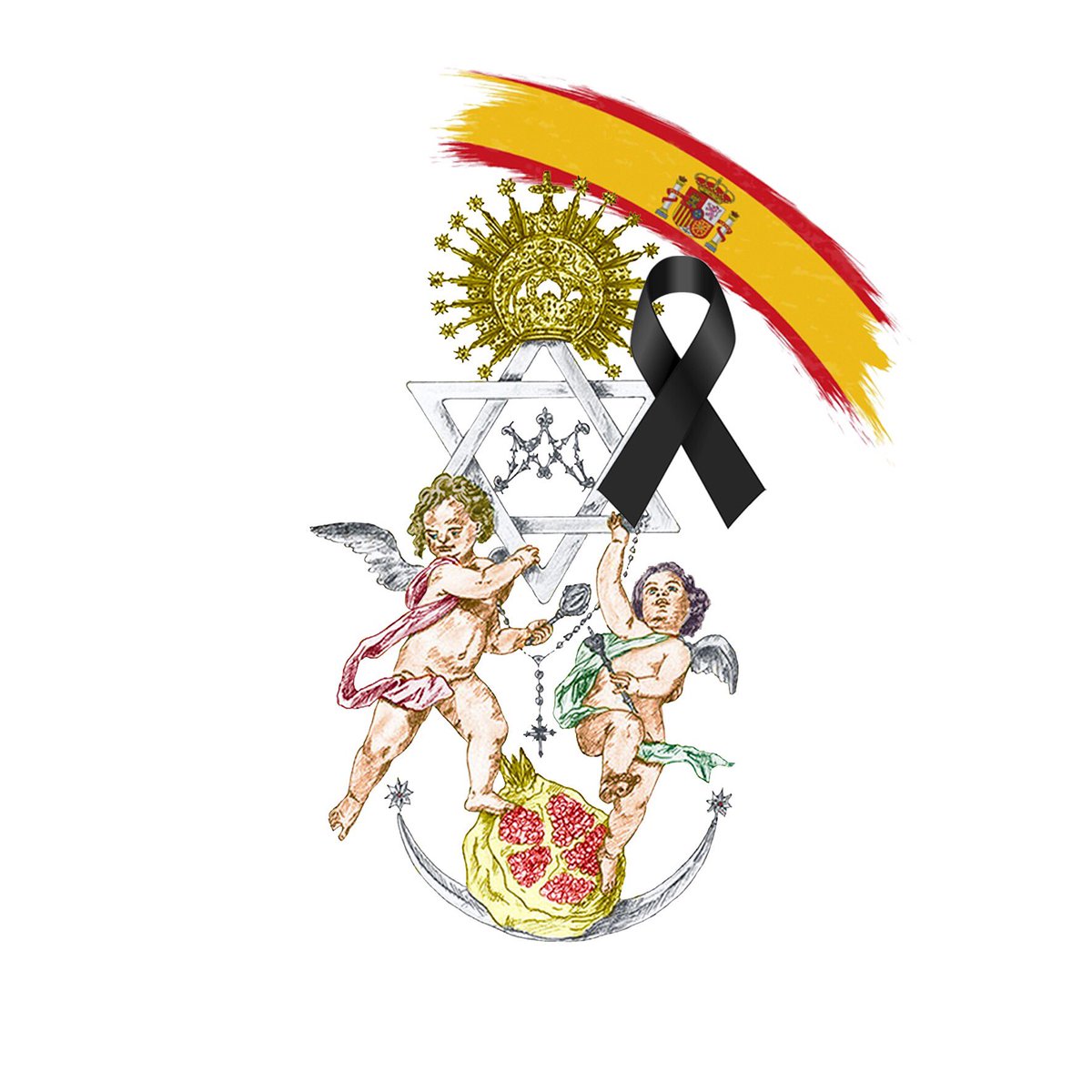 AMEstrellaGR's tweet photo. La Agrupación Musical María Stma. de la Estrella se adhiere a la declaración de luto oficial decretado por el Gobierno de España por las víctimas del COVID19.

Nos encomendamos a Nuestros Titulares en oración para pedir por todos los fallecidos que está causando esta pandemia. https://t.co/LezvlyhaJj
