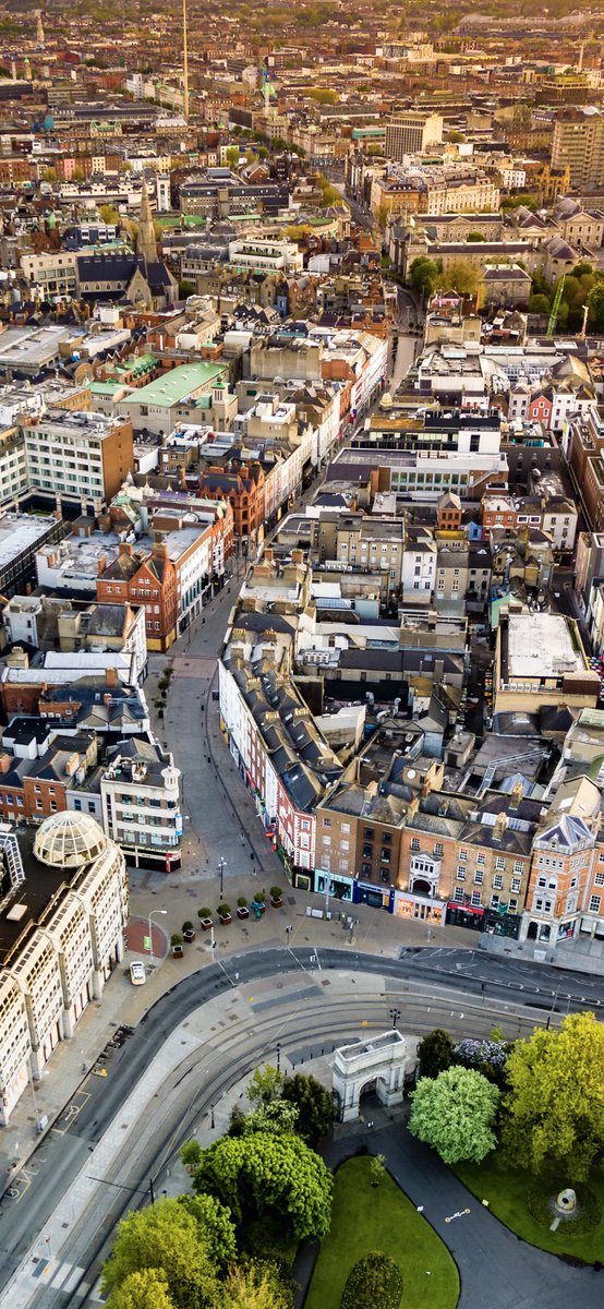 aerial_ie's tweet photo. Have you ever thought of Grafton Street and O’Connell Street as one road..  #dublin https://t.co/JEBWbIqn23
