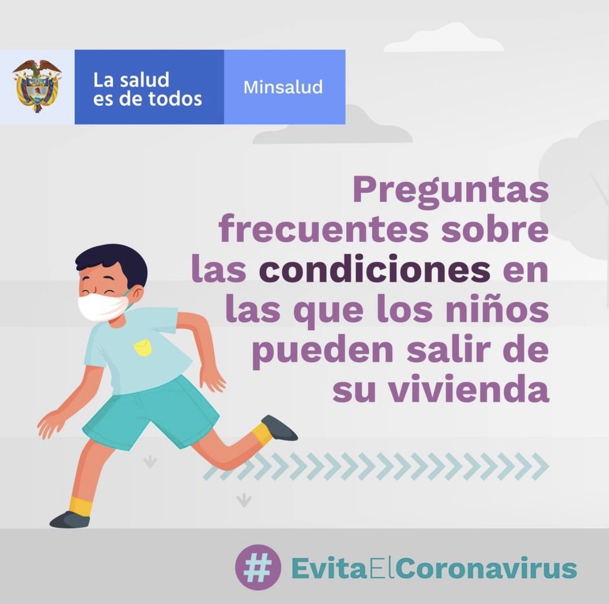 cycgroupco's tweet photo. Estas son las acotaciones que debes tener en cuenta al sacar a tus niños de casa. Recuerda que la mejor manera de protegernos entre todos, es siguiendo de manera responsable todas las medidas que se han establecido frente al #covid_19 
#cuidándotesiempre #cycgroup #prevencion https://t.co/FBMzAWcKR9