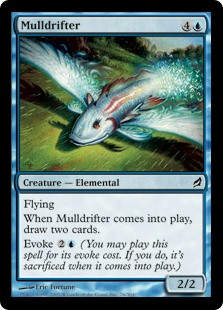 Okay, two critters for Jeskai+ Tron. Mulldrifter, who we all know is probably just an extra Divination, and Gorilla Shaman, who is just straight anti-artifact value on a 1/1.