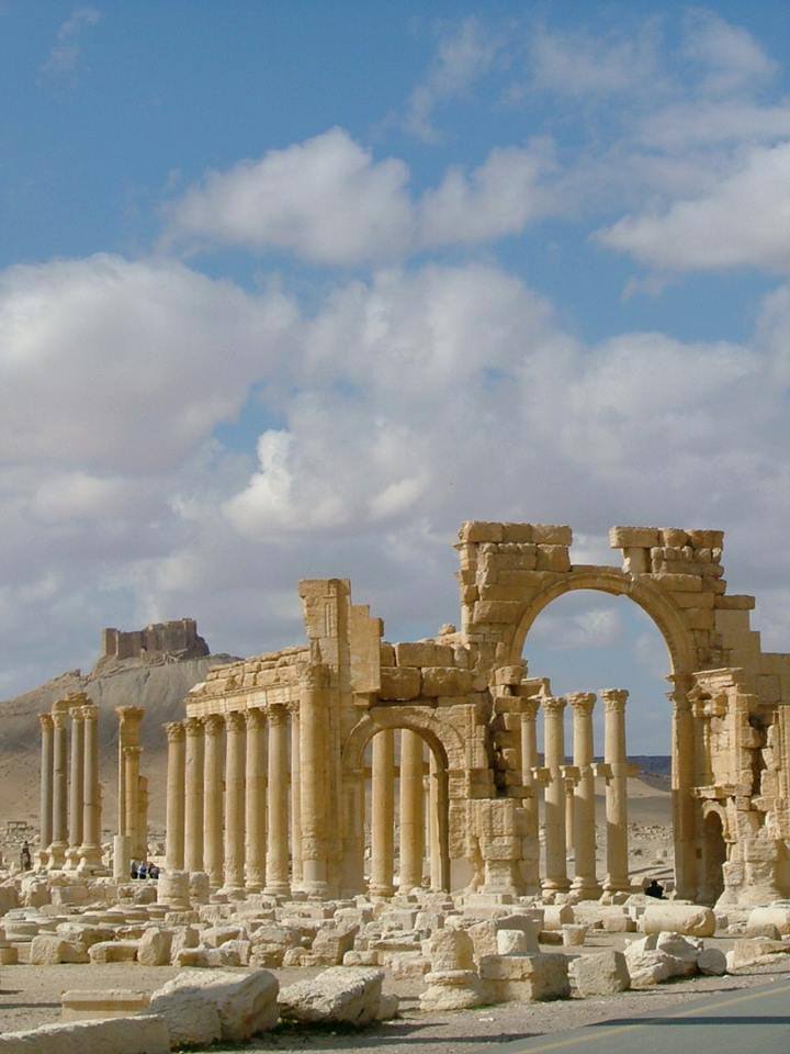 A few months later in July of 2015, they would begin a campaign of destruction at Syria's most famed ancient site - Palmyra. Before it was over, ancient tomb towers, temples, and the famous Triumphal arch (seen here in 2009) would lie in ruin. But that's only part of the story.