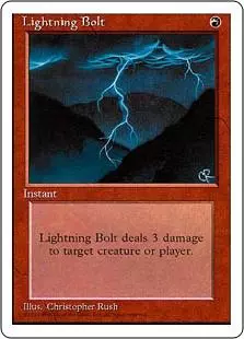 First, two cards that didn't surprise me - Counterspell and Preordain. This made sense. But one list was "Azorius with Lightning Bolt Why Not?" and I liked it? Big surprise to see Bolt.Yes, I know there's a All Bolts Secret Lair. This product is to be CHEAP.