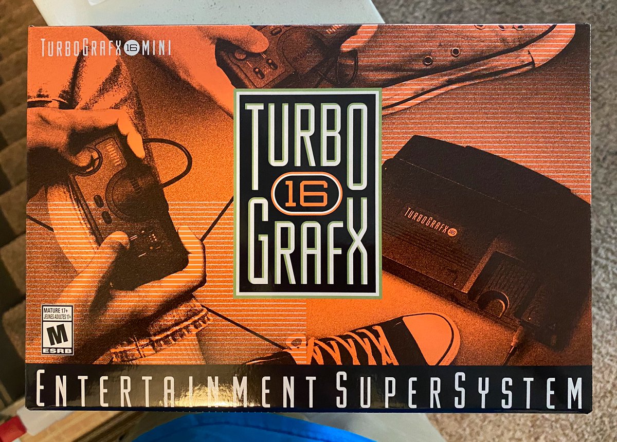 ryantate64's tweet photo. It has finally arrived! #turbografxmini #RETROGAMING https://t.co/Q2HnZ0ABwp