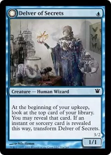 Izzet Spells and Delver had a lot of Overlap, so there's these - Ponder, Deprive, Delver (natch), Counterspell and Bolt. Then we get the weird cards...