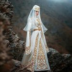 「Karaçay」「Karachays」特徴的なドレスで素敵!テュルク系民族のカラチャイ人