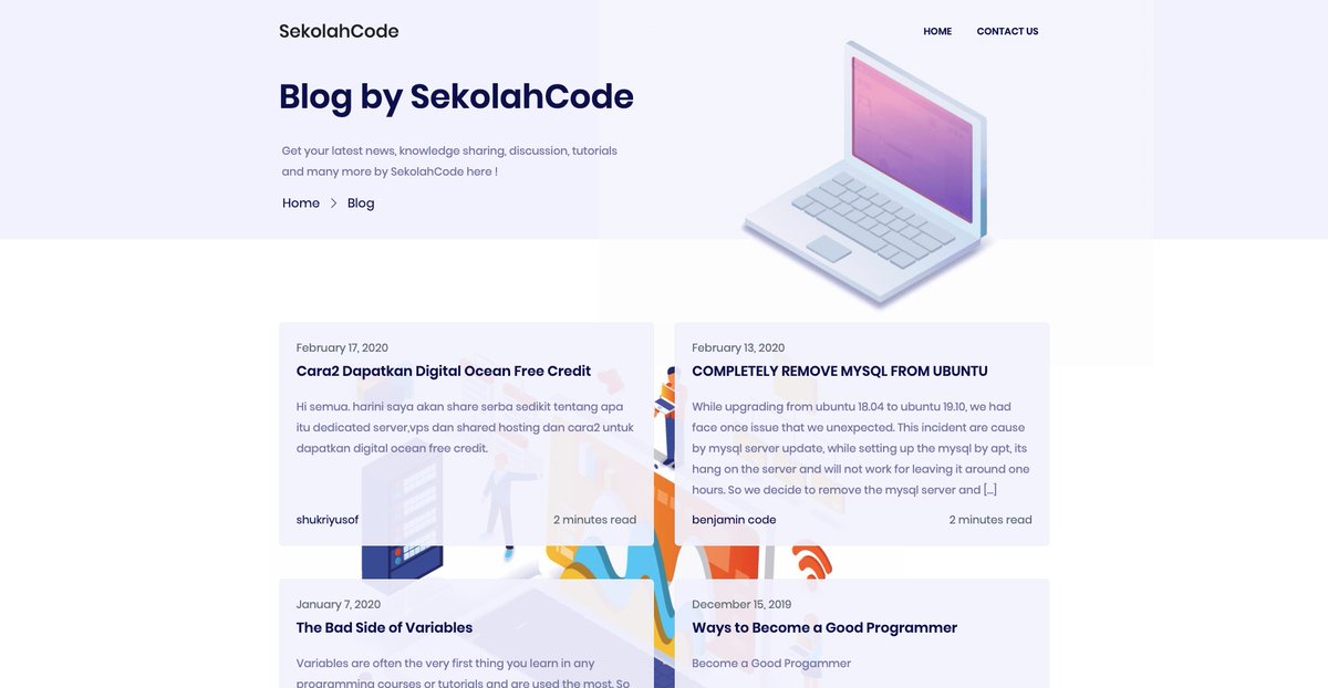 sekolahcode's tweet image. our new blog blog.sekolahcode.com 
#sekolahcode #newversion