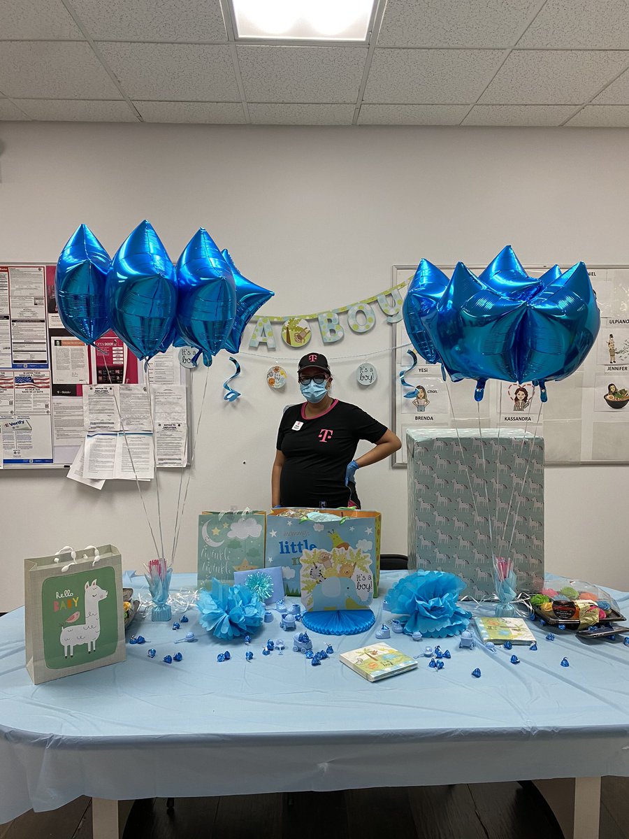 Addimento’s very own Mobile Expert Brenda is due in approx 2 weeks so of course we had to do something for her 🤰🏻👶🍼 <a href="/CP_Polizzi/">Chris Polizzi</a> <a href="/asadirfan/">Asad Irfan</a> <a href="/TMobile/">T-Mobile</a> 
#QuarantineBaby