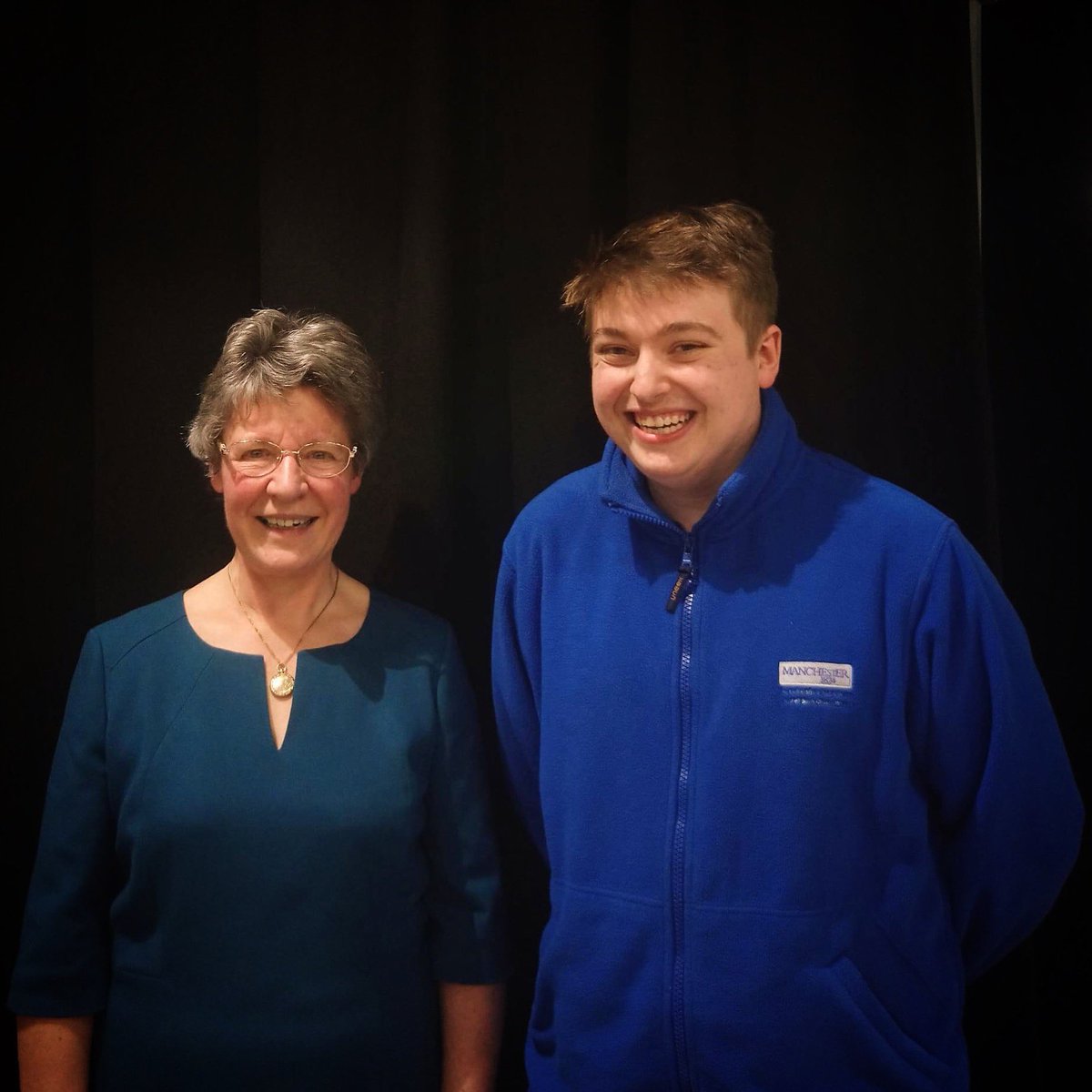And here’s a photo of when I was lucky enough to meet the person that discovered them, Dame Jocelyn Bell-Burnell. She’s a joy and an absolute legend.