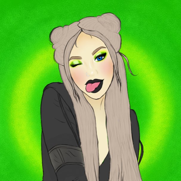 creativegloworm's tweet photo. Drew @GlamandGore aka my favourite youtuber ever 🤍 Could've been better (possibly?) but I'm pretty proud of how well the eyeshadow turned out so posting it anyway 🤷‍♀️
#glamandgore #drawing #digitaldrawing #art #makeup #green #greenglitter #mykie https://t.co/Dp5g948DZU