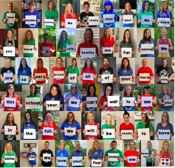 SandersSMES's tweet photo. Tomorrow=Last Day!We will continue to be in touch over the summer,so please keep an eye out for updates on our website, Dojo and FB! Good luck to our super awesome 5th graders and job well done! I leave you with this, created by the staff at SMES and master creator Wendy Pineo! https://t.co/A7S6X4Zc60