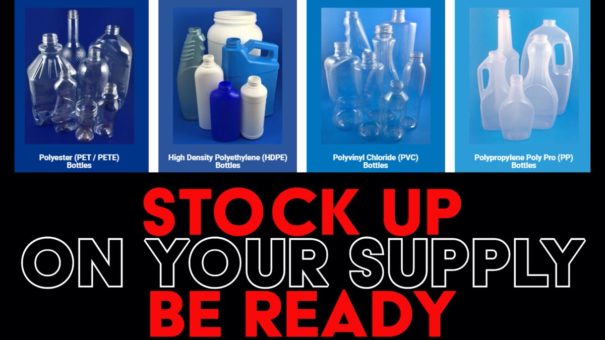 Stock up on your supply BE READY. Don’t get caught waiting for businesses to reopen place orders now. 
#PackagingProducts