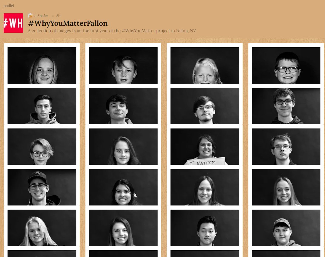 Check out #WHYYOUMATTER online! Photos from the project's first year are collected in this digital gallery: buff.ly/2AcYtlS