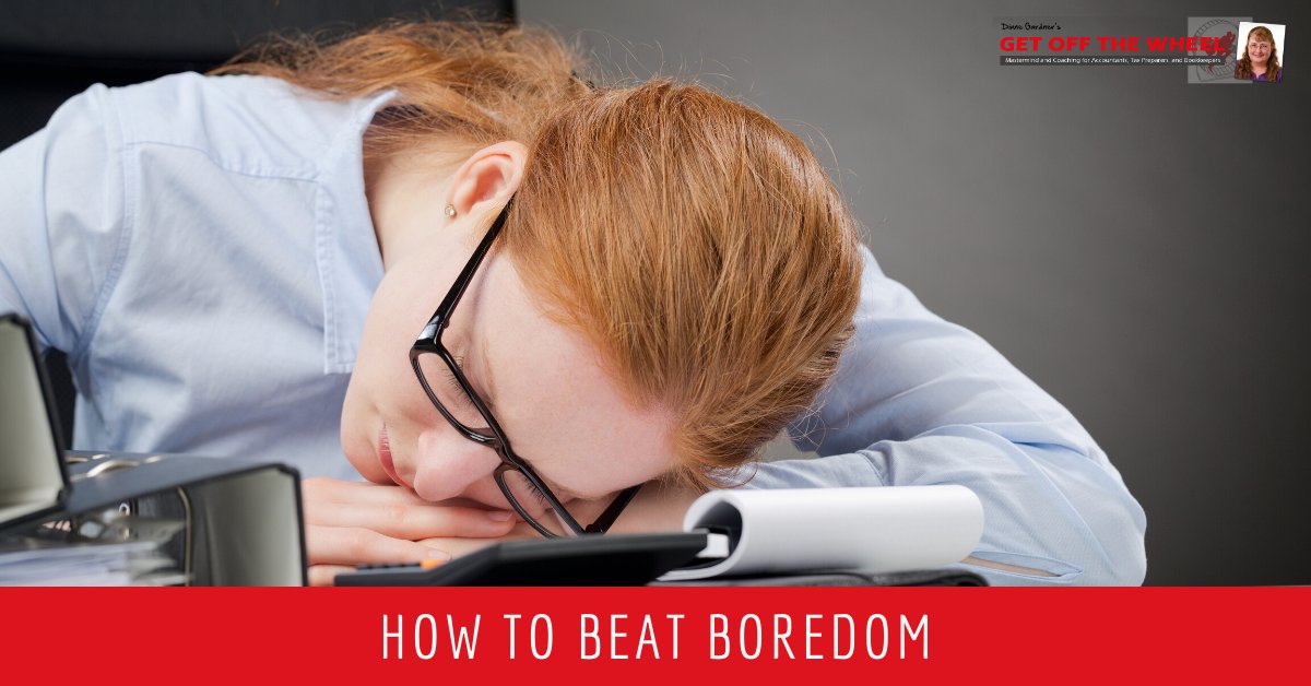 getoffthewheel1's tweet image. For most #accountants, the daily, #repetitivetasks can get quite boring.

In this week’s article, find some simple ideas on how to #beattheboredom.
buff.ly/2B57FcE
#smallbusiness #businesstips