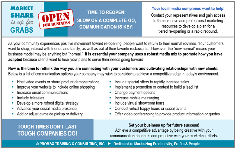 KellyProMax's tweet image. Please review my blog (promaxtraining.com/post/contactin…) for the eighth installment of the series designed for AEs to stay in contact with their current and prospective clients. Included in the blog is sample communication for AEs.