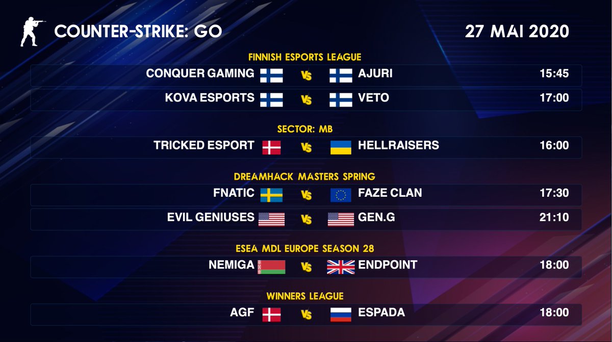 IMP_CSGO's tweet photo. Programme CS:GO du 27 mai 2020👇 https://t.co/M4r0mEuVSG