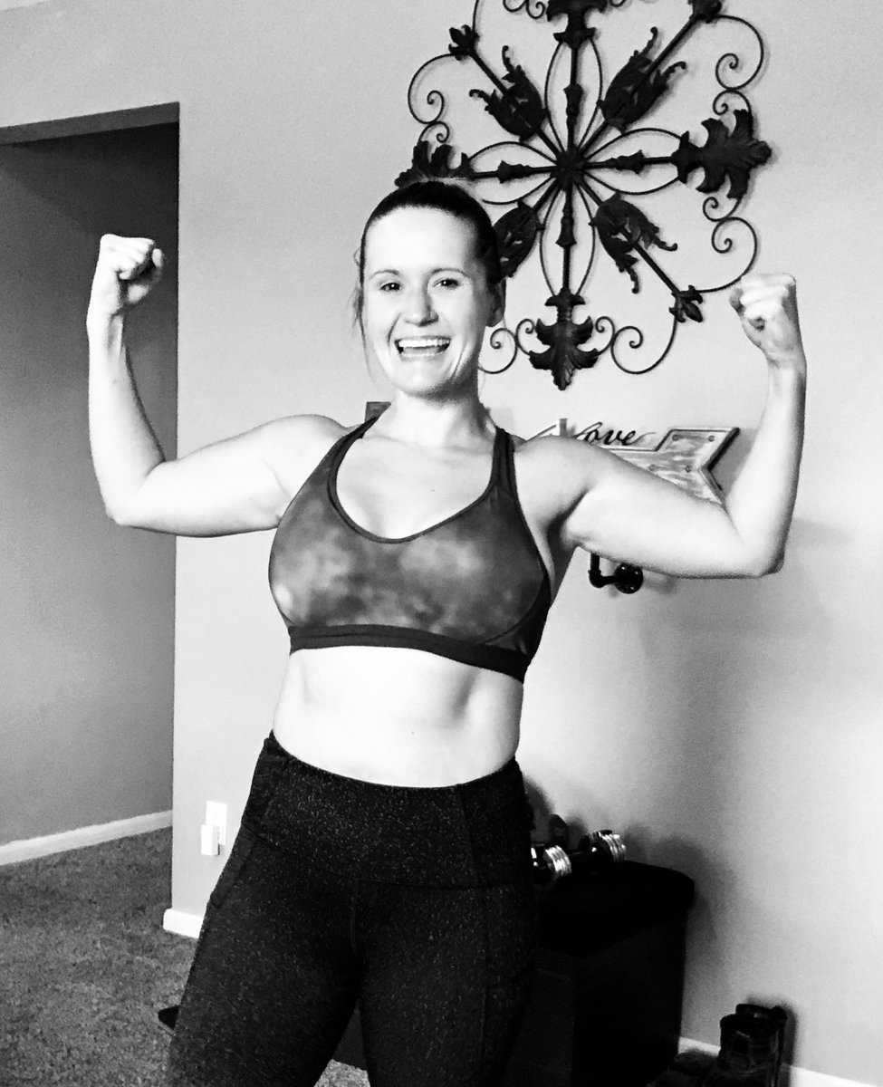 This workout was for my Dad. He died 2 days ago after a long battle with cancer. Watching him die... I felt I was dying too. This morning I woke up &amp; could hear him saying “put your big girl panties on, deal with it, and don’t give up on your goals.” So I did #beachbody #thework