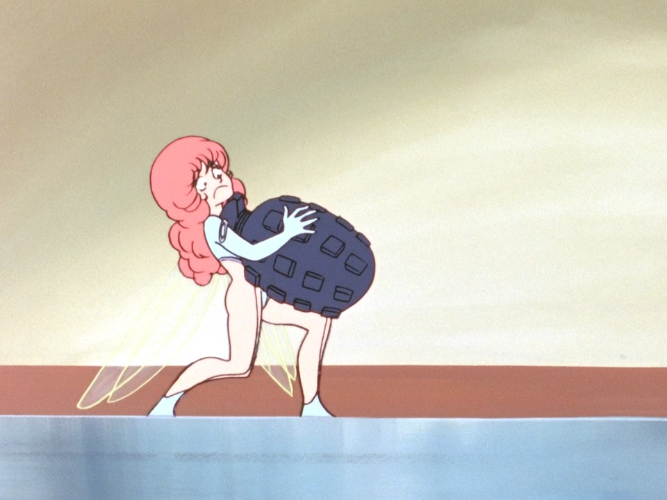 I appreciate the very whimsical music that plays as she drags the grenade in front of the door to free Shou.