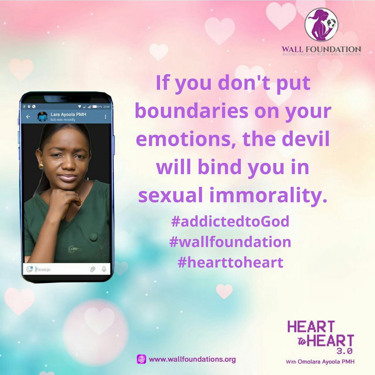 wallfoundations's tweet photo. Heart2heart 3.0 was a success. God be praised. 
#wallfoundation
#addictedtoGod
#heart2heart3.0
#sexualpurityacademy 
#smhphotographyshotz 
#omolaraayoolapmhofficial https://t.co/CnixHL13At