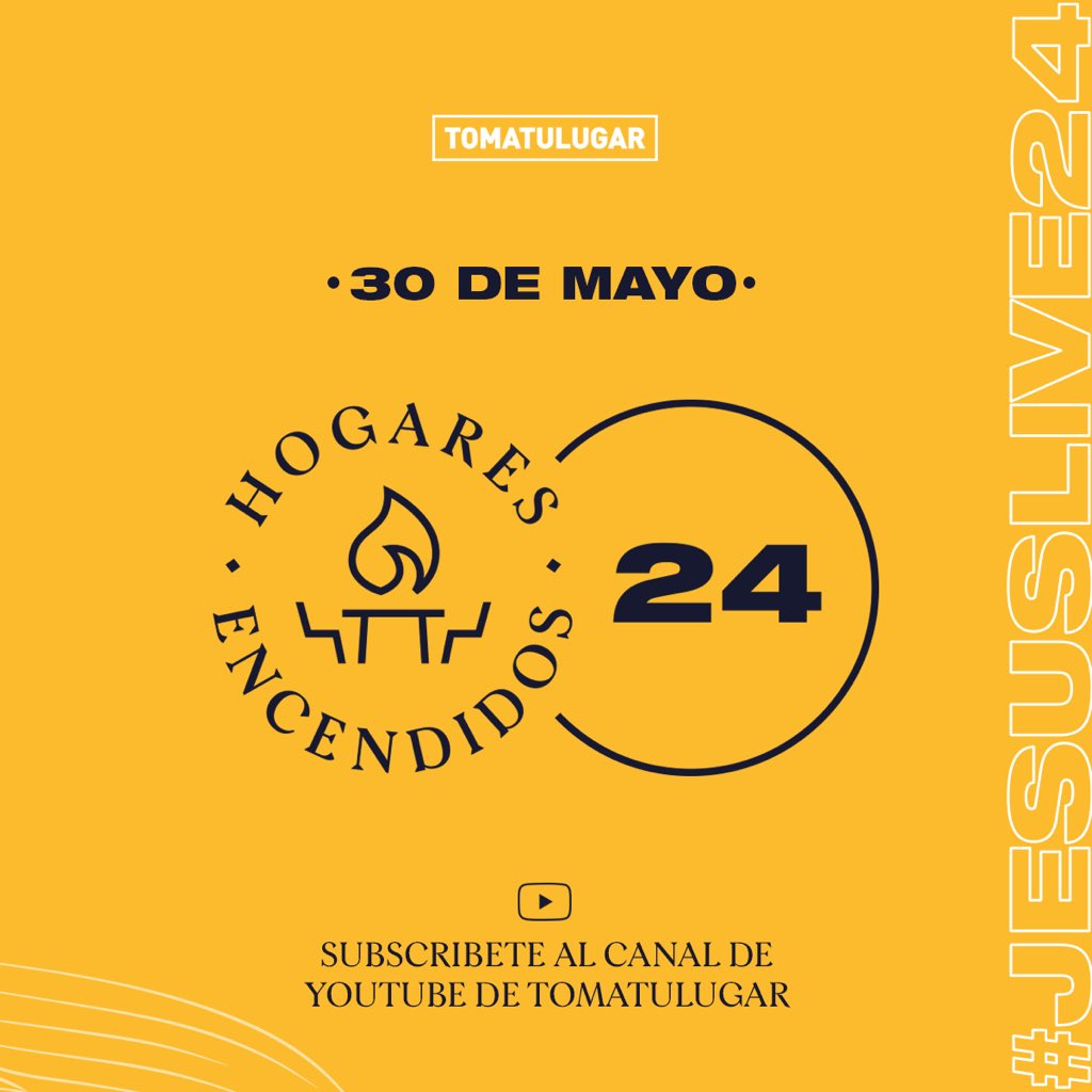 tomatulugar's tweet photo. Viernes desde las 11:59 pm ESTAMOS EN VIVO! 🔥🏠❤️
#HOGARESENCENDIDOS
#JESUSLIVE24 https://t.co/QrF29MJRW6