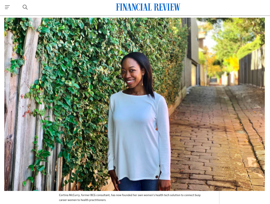 HelloCaia's tweet photo. Thanks to The Australian Financial Review and Natasha Gillezeau for featuring Caia in its article 'COVID-19 boosts women's wellness tech start-ups'. https://t.co/3DYC8TanBZ
#caia  #womenshealth  #afr #corporatewellness https://t.co/p7ySc90Fik