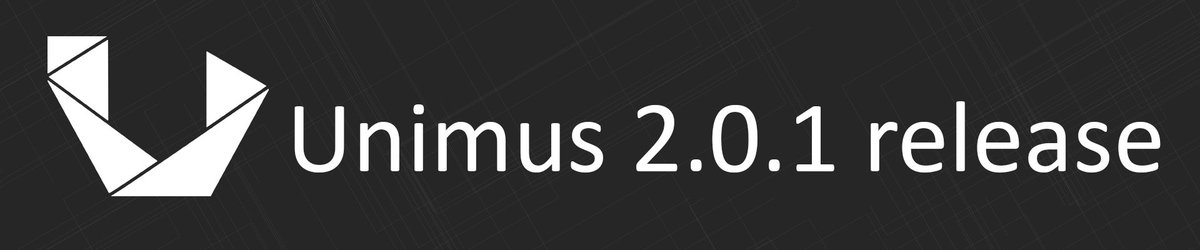 Unimus 2.0.1 &amp; Unimus Core 2.0.1 are being released today! This is a bugfix release for the most critical issues found in 2.0.0.

2.0.1 Forum release thread: forum.unimus.net/viewtopic.php?…
In case you missed it, here is a link to the 2.0.0 Release Overview: unimus.net/blog/release-o…