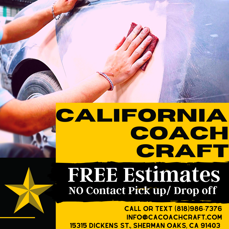 CACoachCraft's tweet photo. Take care of those repairs you've been avoiding. #StayHome we provide No Contact Vehicle Pick Up and Drop Off as well as free estimates via Facetime, text and email. Call or text (818)986-7376 email info@CACoachCraft.com and let us know how we can be of service #TuesdayMotivation https://t.co/TNvleRyNSQ