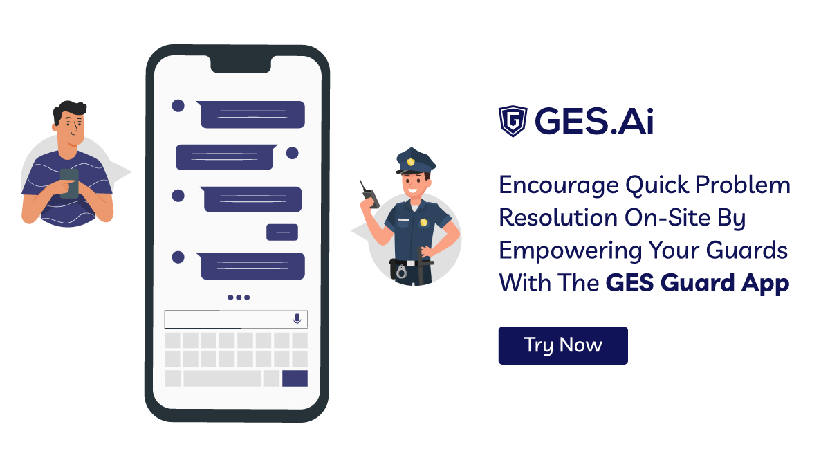 Equip your #securityguards with the #GESGuardApp built to let them connect &amp; collaborate with their managers through live multimedia chats in real-time.

Get more info: bit.ly/39WLNfT