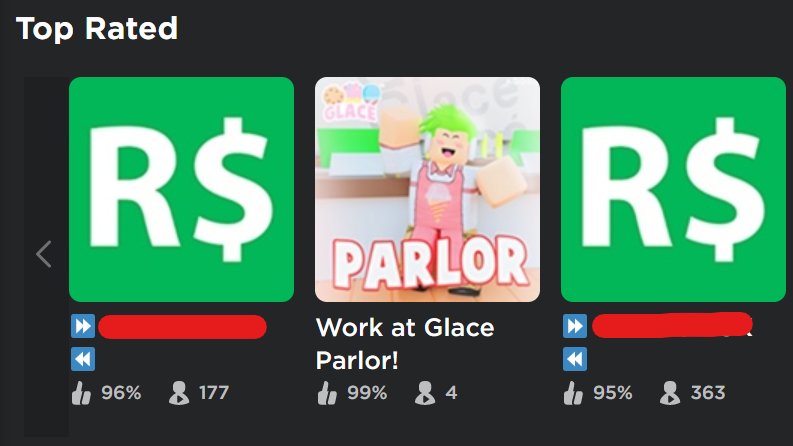 Bloxy News On Twitter There Are Currently Some Free Robux Scam Games Being Botted To The Top Of The Top Rated Sort On The Roblox Games Page Please Don T Join - site 84 roblox