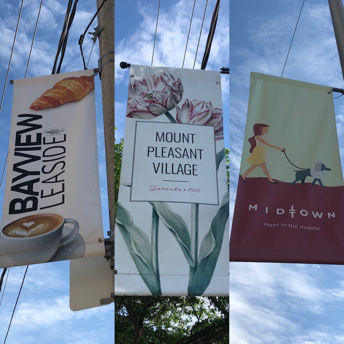 DavisvillePost's tweet photo. Davisville Village has three major north-south roads, home to some great local businesses. Each has its own unique history and charm. Which is your favourite?
#yonge #mountpleasant #bayview https://t.co/ZlvTfD2T3B