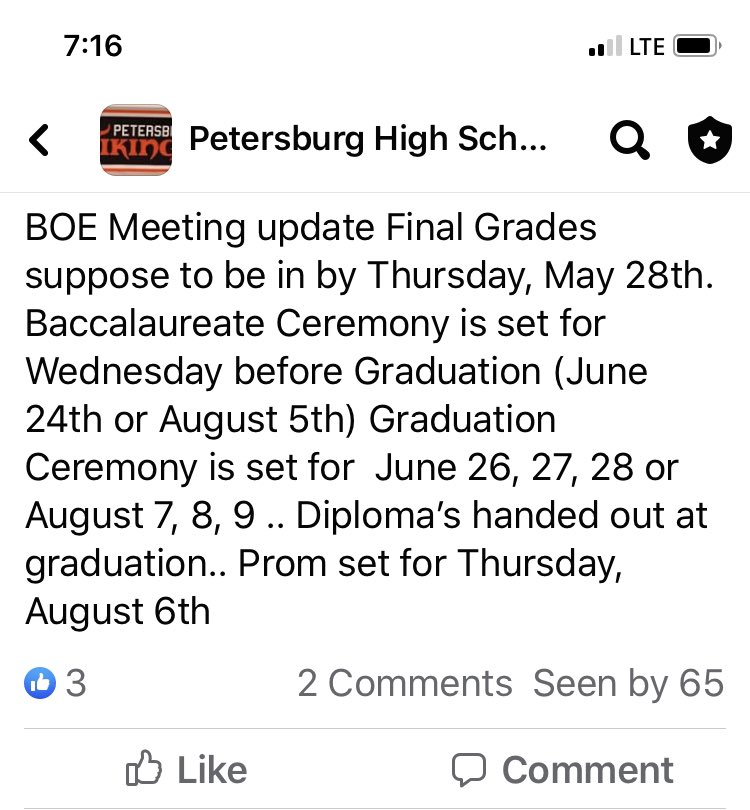 moyers2's tweet photo. PHS Seniors and Parents #PHSClassOf2020 https://t.co/7etHPg2QAL