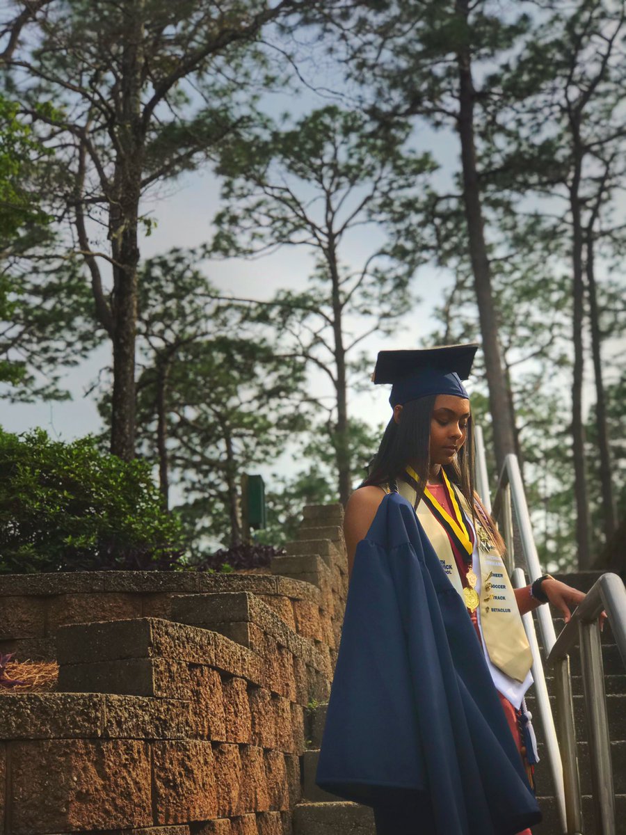 __kslade's tweet photo. So my baby sister graduated high school today and I just.. I’m so damn proud. 🥺 

-JROTC Battalion Commander
-SGA Vice President
-4 year athlete (cheer, track &amp; soccer)
-3 year Army Scholarship Recipient
-UNC Greensboro bound

The Slade’s are nothing to play with. 😤 #NeckHeavy https://t.co/djXsfcvVRK