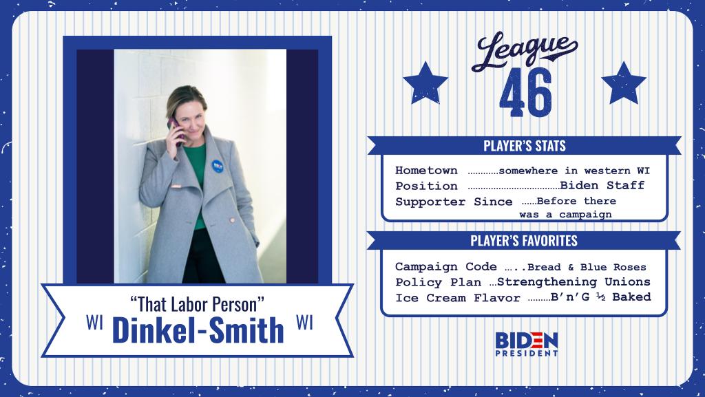 DinkelErika's tweet photo. Hey @VinceEvans and @SymoneDSanders I'm with @TeamJoe's #League46 #1unextup #1u https://t.co/d39xA2mt0U