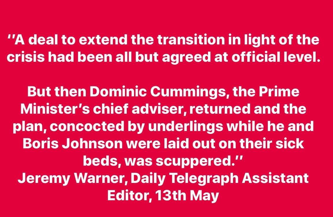 KTHopkins's tweet photo. With Boris hospitalised & 1922 snakes plotting a coup, Brexit transition was to be extended -indefinitely
#DominicCummings dashed to London to stop collapse of Brexit / protect Boris
Sedwill / Baker + media launched massive media smear against #DominicCummings to end him https://t.co/ZL16qASzkS