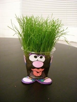 SarahDardis's tweet photo. Had my 4kers make grass heads for end of the year project; name and all and one names theirs Luke Combs @lukecombs #GettingAnA https://t.co/RE58cD800C