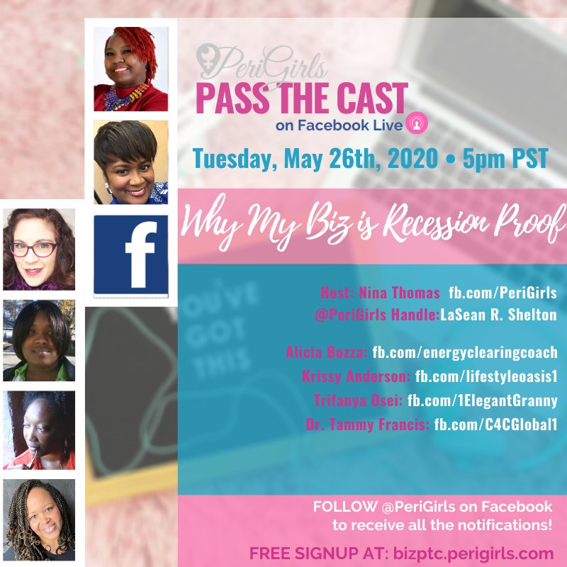 ThePeriGirls's tweet photo. Check out this AMAZING lineup on today's #PeriGirls #FacebookLive #PassTheCast!ย
Join us at 5 PM PT on our Facebook Business Page:ย https://t.co/L1i8Kav8I4ย ย ย Can't wait to hear from these awesome PeriGirls today!
๐ฅฐ
Want to be part of the next event? https://t.co/3vPijpzQ9A https://t.co/3tP0dXkSPK