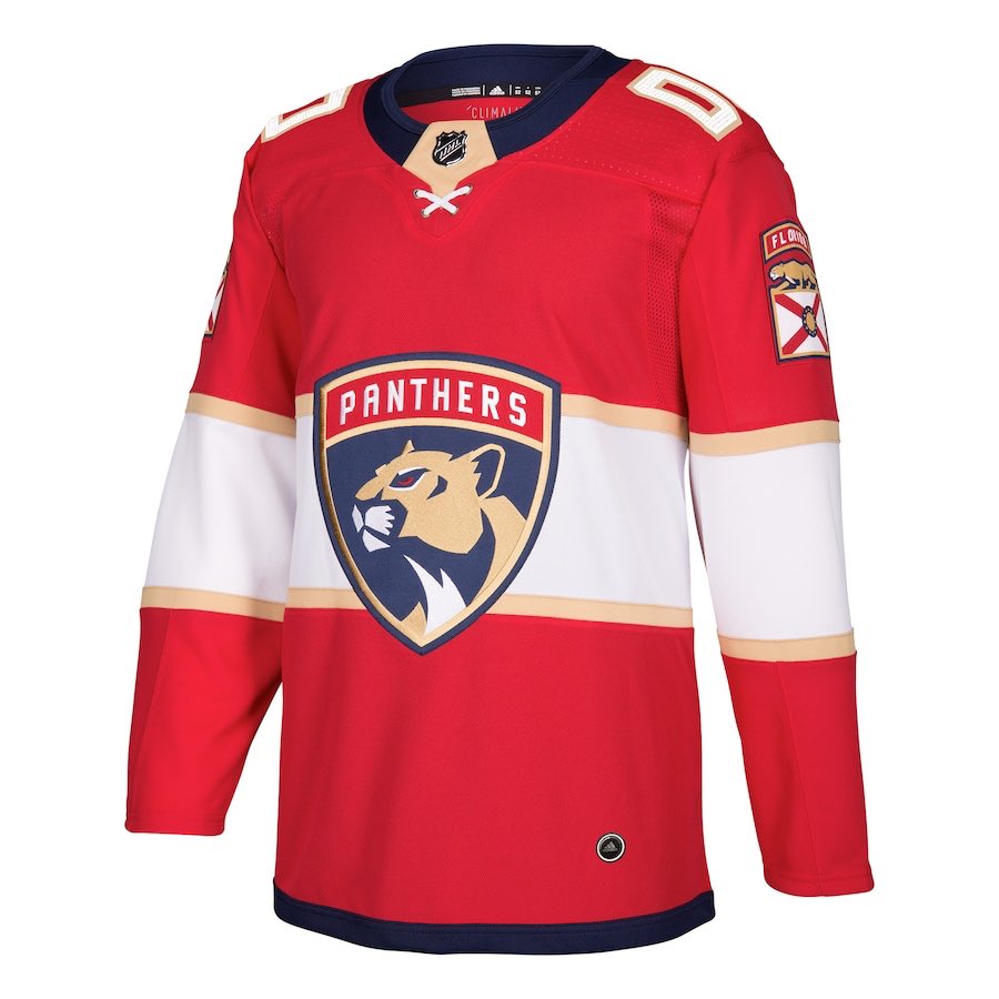 3. Just add the former Panthers logo on the current official jersey and make the logo official again.