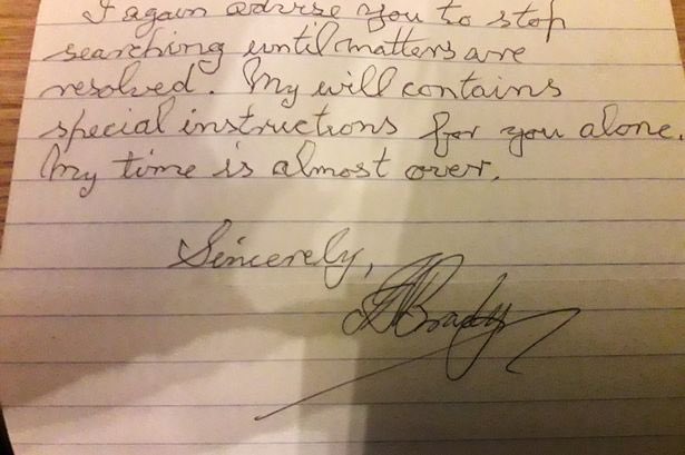 Oh, also, while Brady was in prison, he wrote letters to Keith Bennett’s brother, creepily enough.