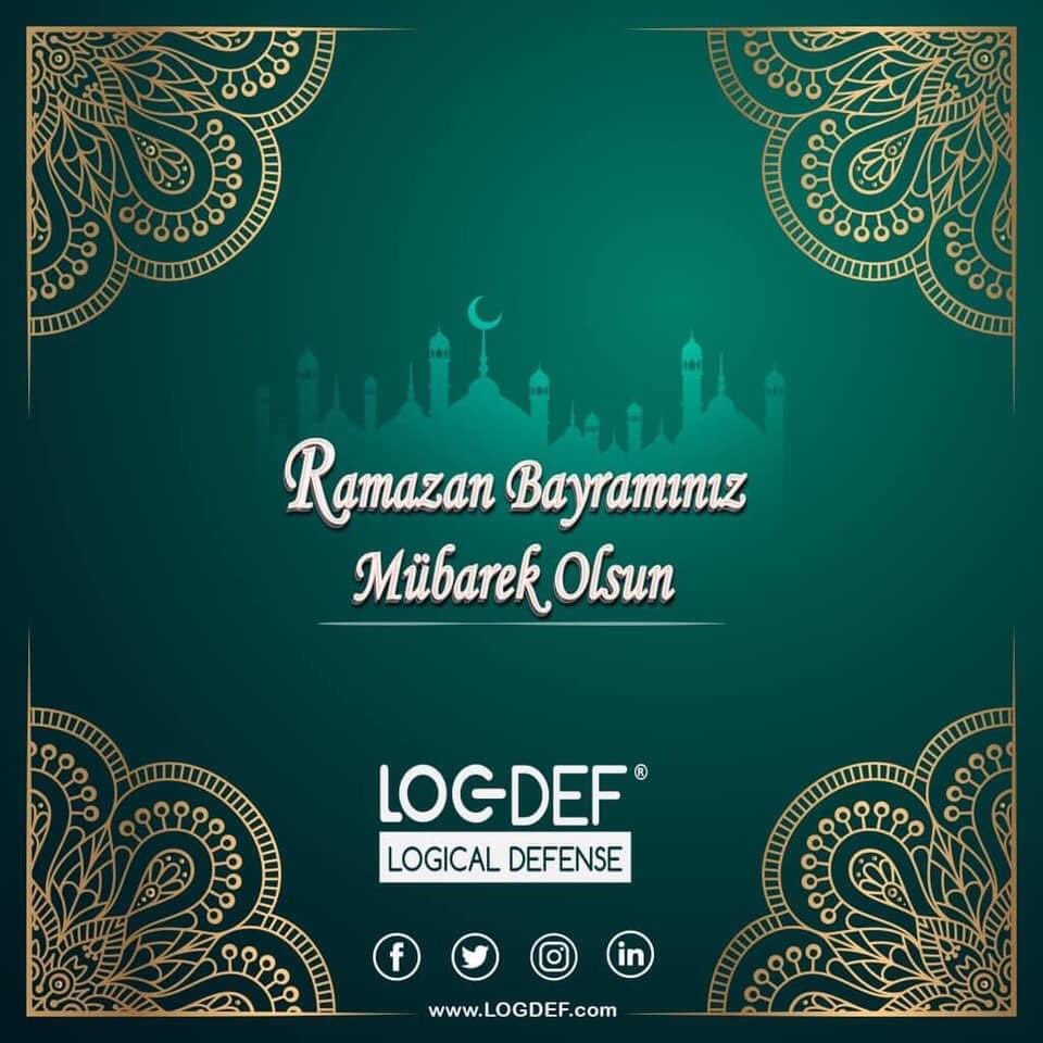 LogicalDef's tweet image. Mübarek Ramazan Bayramınızı tebrik eder,  Ülkemize ve Tüm İslam coğrafyasına hayırlar getirmesini Yüce Allah&apos;tan temenni ederiz. Logdef Ailesi
#ramazanbayramı