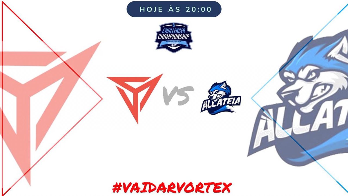 VorTeXGG3's tweet photo. [#R6XBOX] CONFRONTO ⚔
•
•
Nosso 1°confronto da #ChallengerCPN será contra a equipe da Alcateia e-Sports
•
•
#GOVTX🌀
#VAIDARVORTEX
•
•
DESIGNED BY: #Santiagodzn https://t.co/5iPWnUIEDt