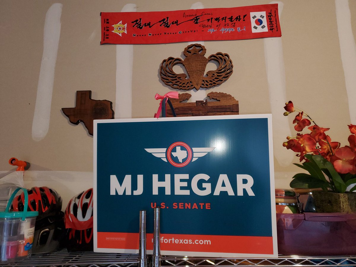 juanbarron1946's tweet photo. @mjhegar I am excited to support my fellow veteran @mjhegar #CrewInAction of Texas https://t.co/0duGwJyseR