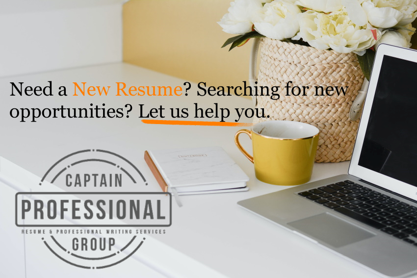 Your Career is important to you and your resume should demonstrate that.  CPG writes resumes that will give you the professional representation you need: captainprofessionalgroup.com/service

#Careerdevelopment #Careers #Resumewriter #Jobseekers #Jobs #resume