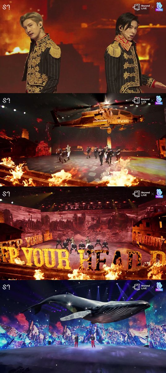 SMTOWNGLOBAL's tweet photo. 📢#TVXQ! meets worldwide fans at home via #BeyondLIVE!

📍Put on stages with helicopter, whale and palace AR effects!

🌍Records no.1 on Thailand, Philippines, Indonesia, Chile, Peru and Singapore's Twitter trends!

#TVXQ_BeyondLIVE #동방신기  #東方神起 #Beyond_LIVE #Beyond_the_T https://t.co/F7S3WNfGzh