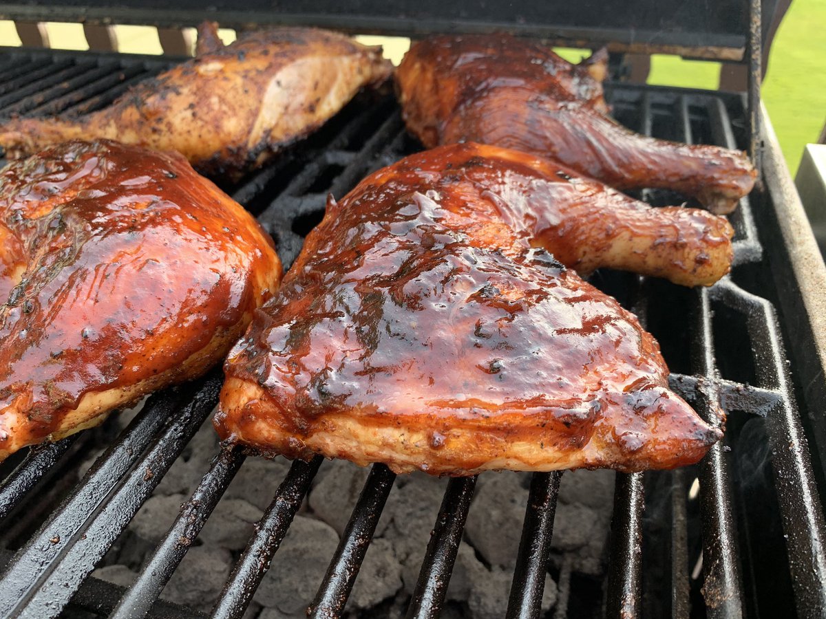 What are you grilling this Memorial Day weekend?  We went with our pasture raised chicken leg quarters. #copleysfreshstarfarm #pastureraised #winnerwinnerchickendinner #memorialday #grasslife