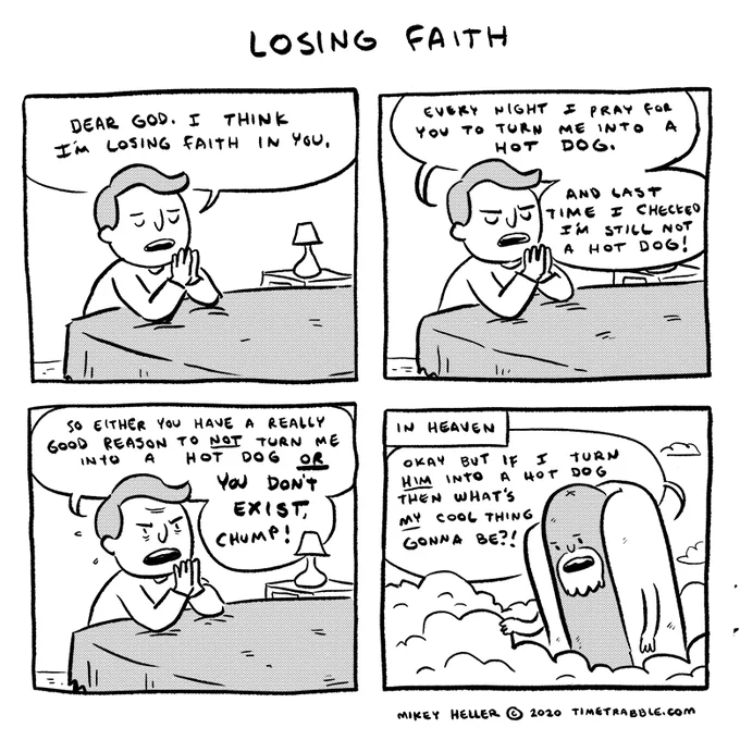 i drew a comic about losing faith 