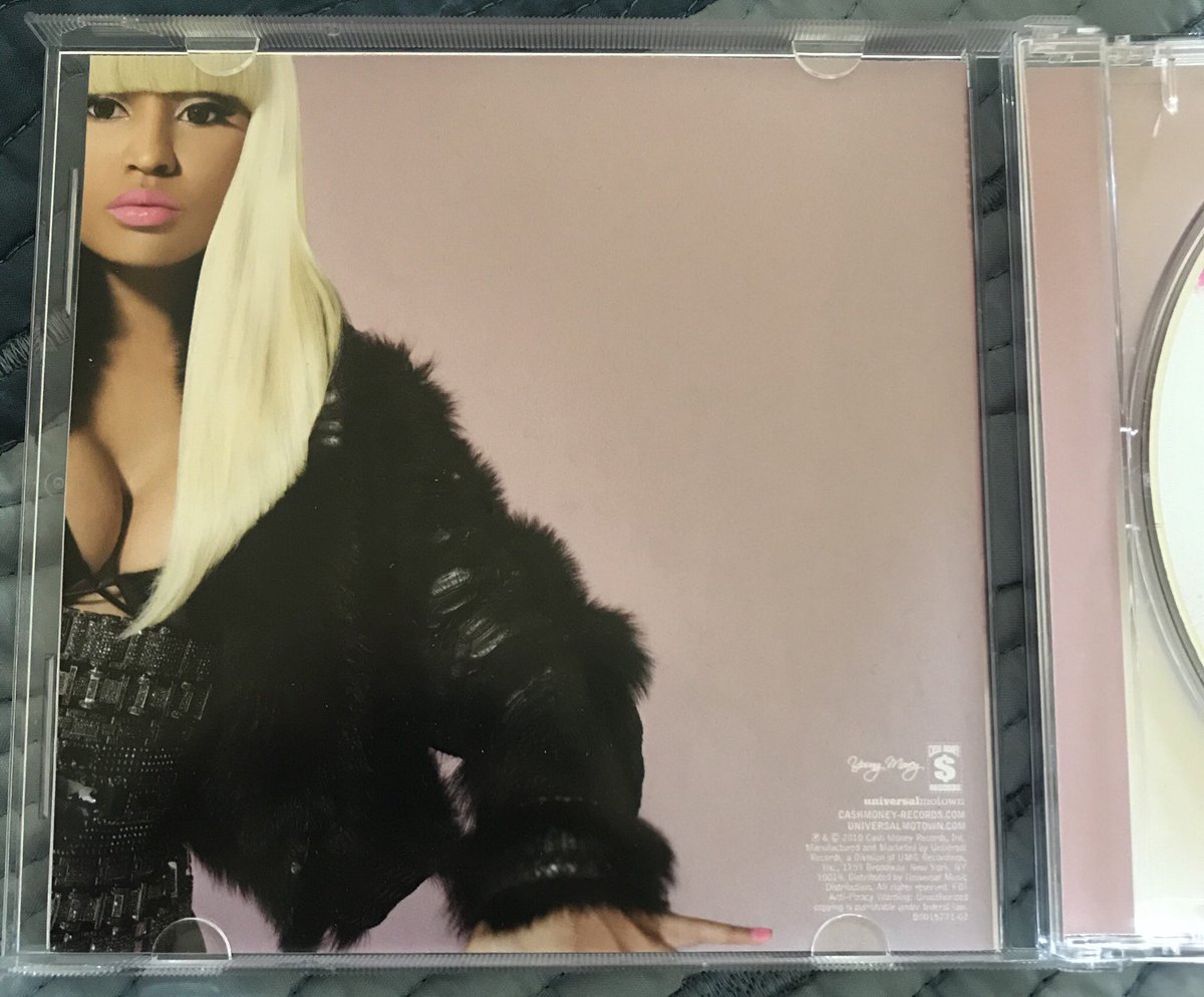 #6: Pink Friday by Nicki Minaj. My first intro to her was a gift from my mom and then I started watching her in the morning on MTV (you know on those music video loops). The Hello Good Morning Remix... chef’s kiss.